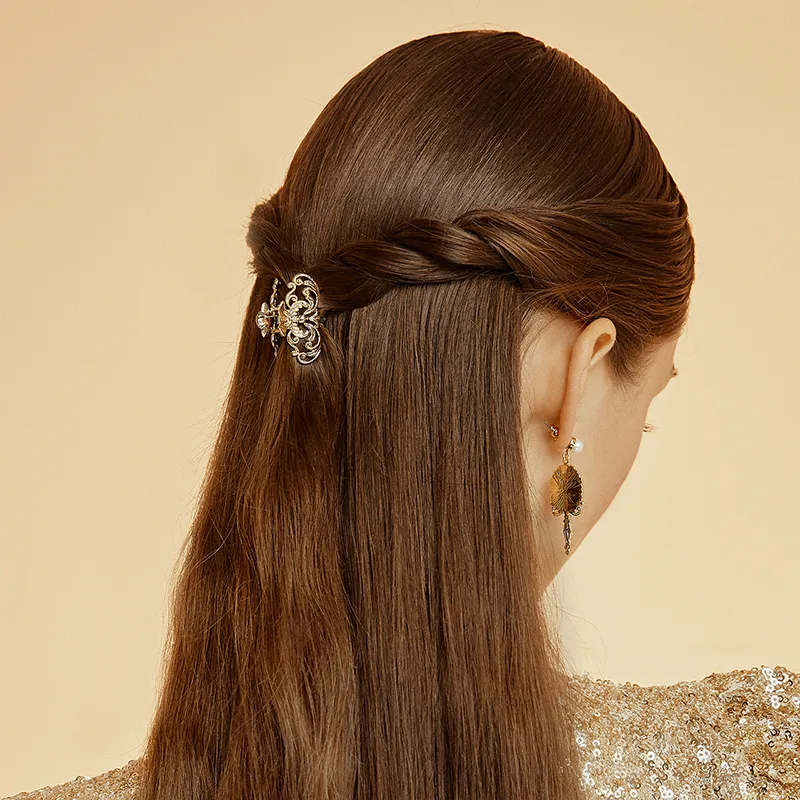She's Hair Clips Women's Gold-2