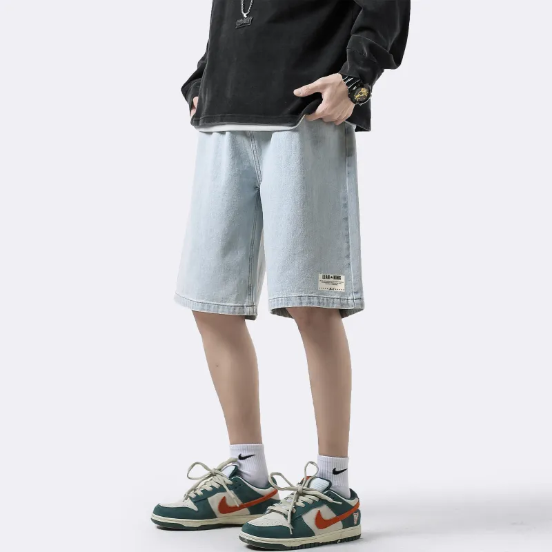 B.X Denim Shorts Unisex-7