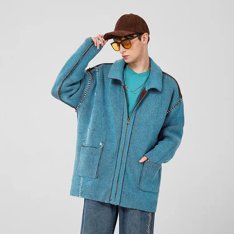 LAMLICKA Knitwear Unisex Blue-5