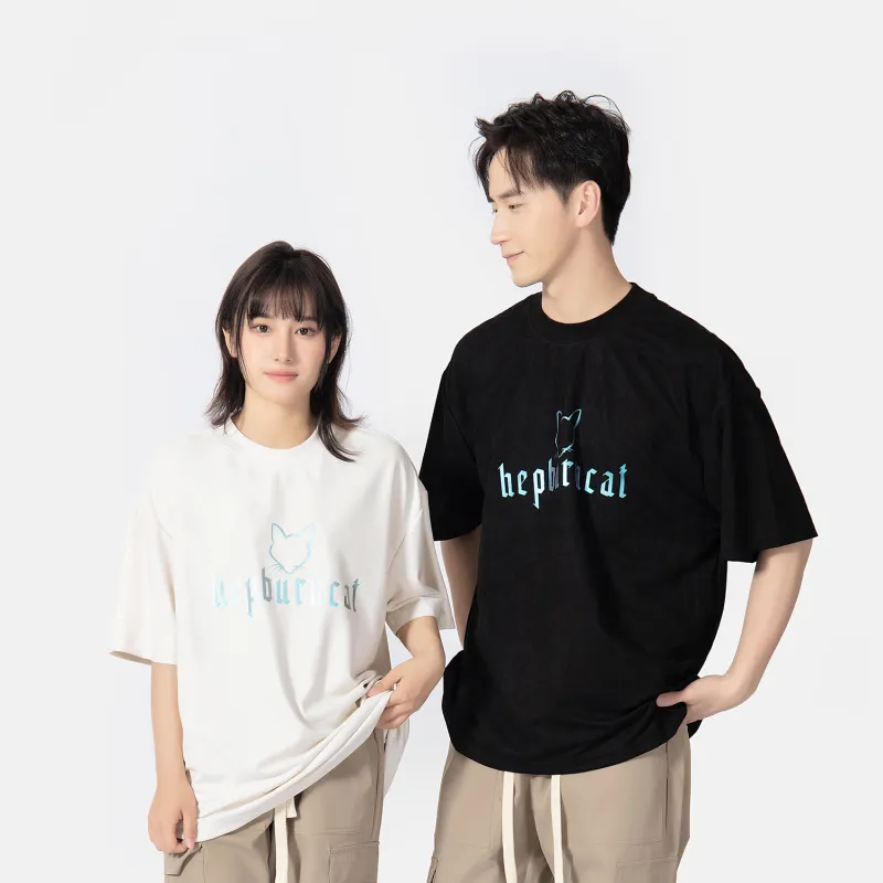 Hepburn Cat T-Shirts Unisex-4