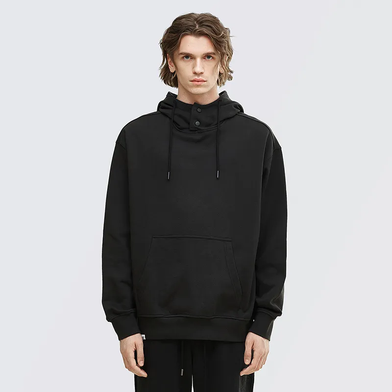BAGGL Lapel Loose Fit Sweatshirt Unisex-2