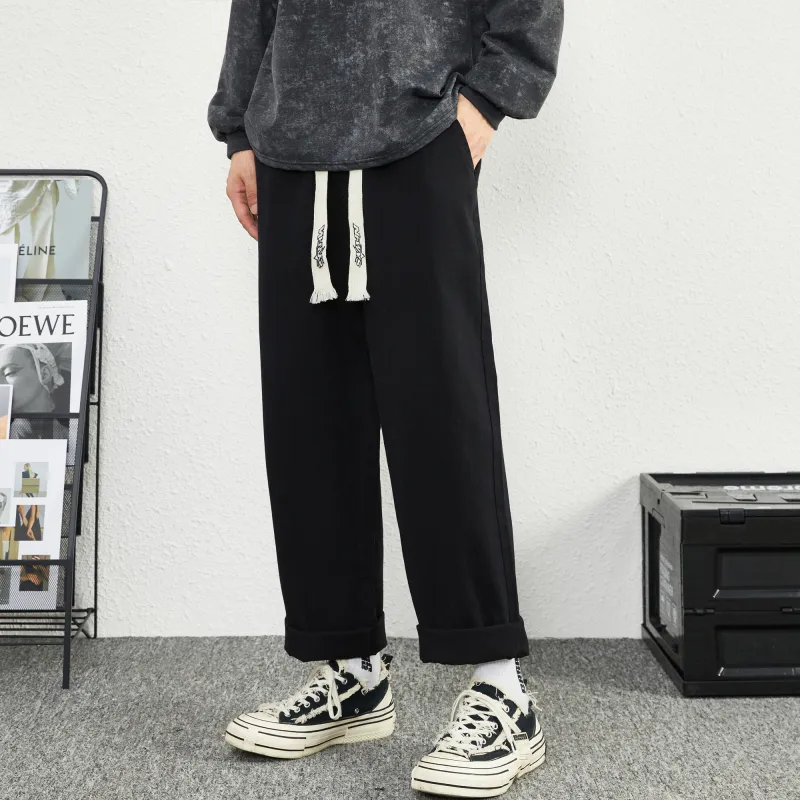 NFWYS Straight Casual Pants Fall Unisex-4