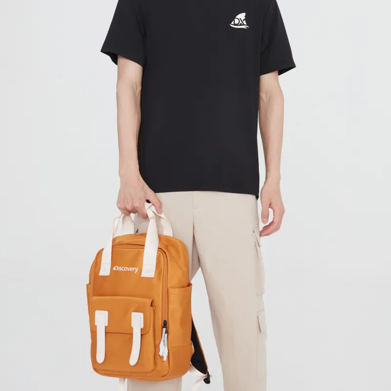 Discovery Expedition Polyamide With Polyester Backpack Regular Unisex Black/Ginger Yellow/Blue Gray-7