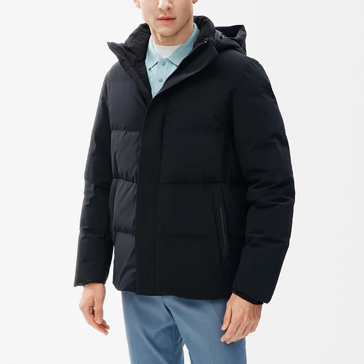 FILA Down Jackets Men Jet Black-3