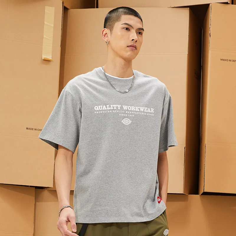 Dickies SS22 T Shirt Men's Gray-4