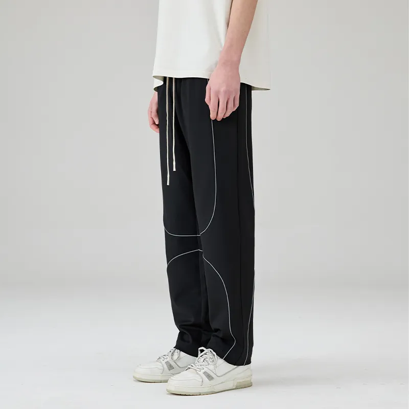 CLIMAX VISION Knitted Sweatpants Unisex Black-4