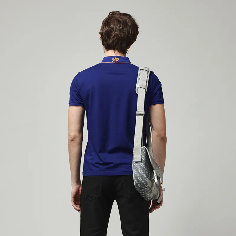 RARE Polo Shirt Men's Royal Blue-6