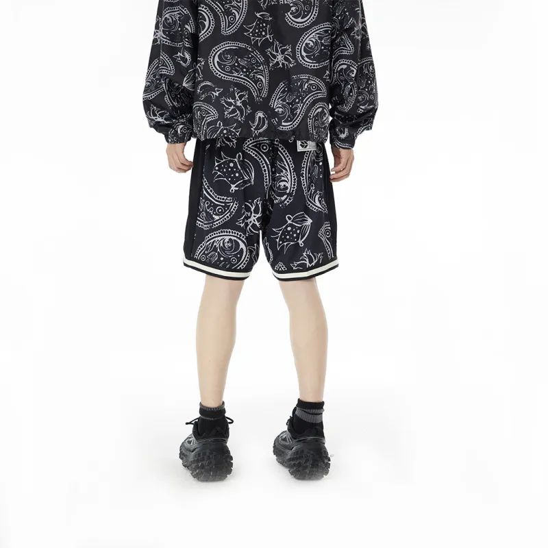 SandKnit Loose Fit Shorts Unisex Graphite Black-4