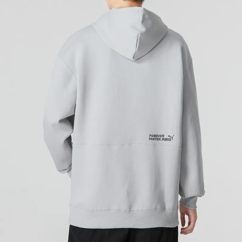 PUMA Sweatshirts Men Gray-3