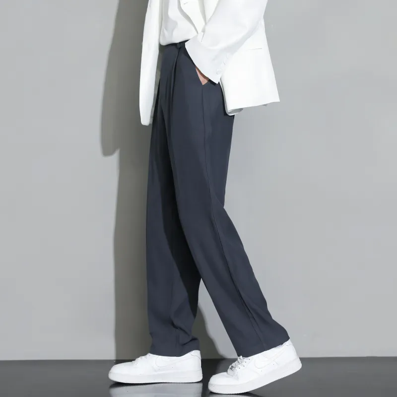Freamve Straight Casual Pants Unisex-14