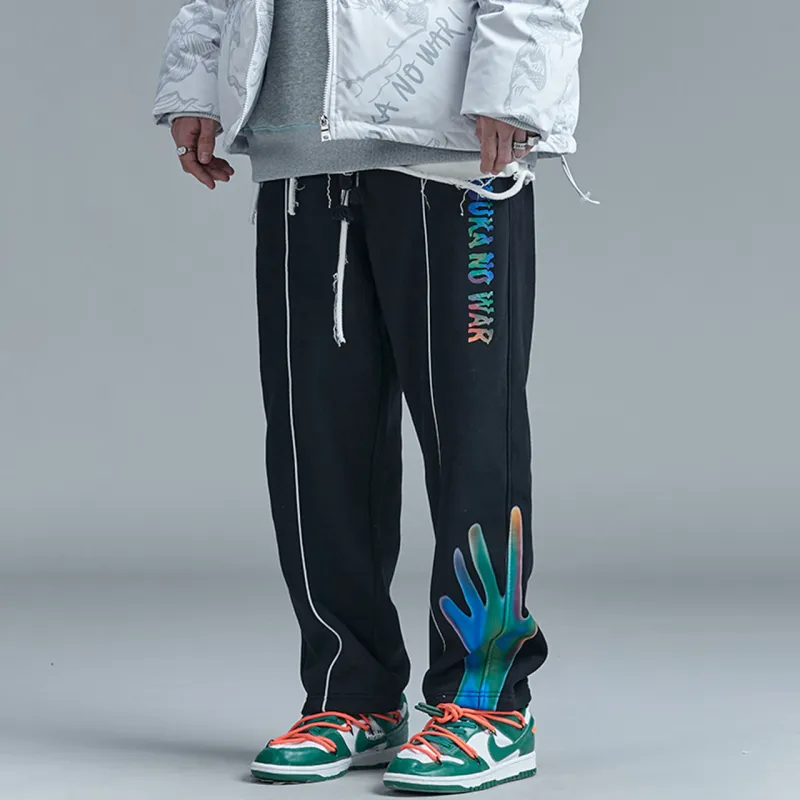 Guuka Straight Fit Knitted Sweatpants Unisex-3