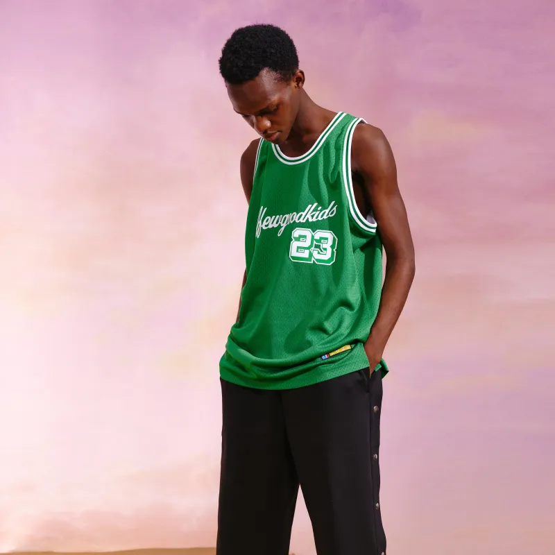 AFGK Basketball Jerseys Unisex Green-3