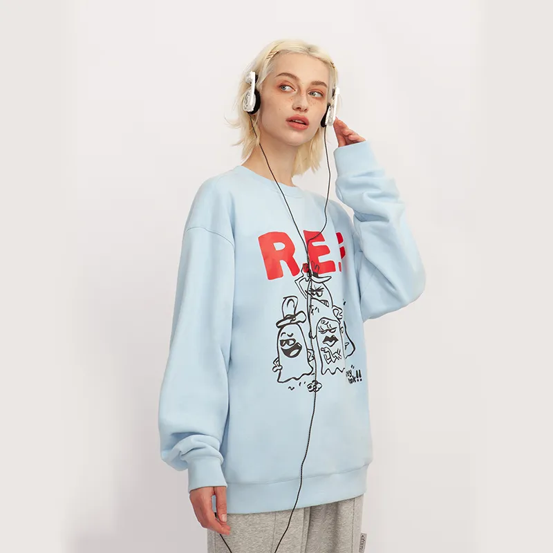 EMPTY REFERENCE Sweatshirts Unisex Blue-5
