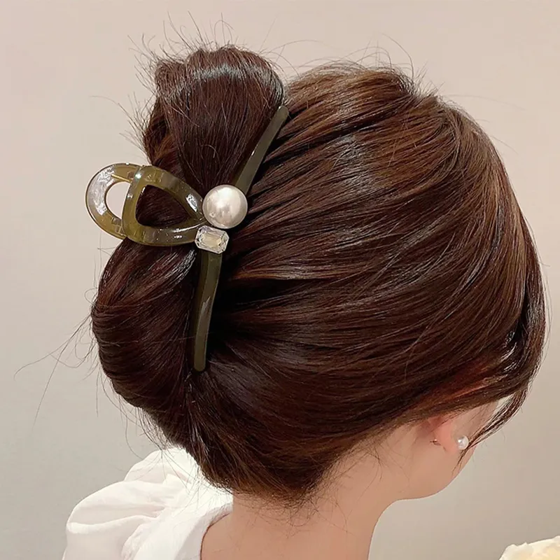 AGOVSKI Resin Hair Clips Women's-1