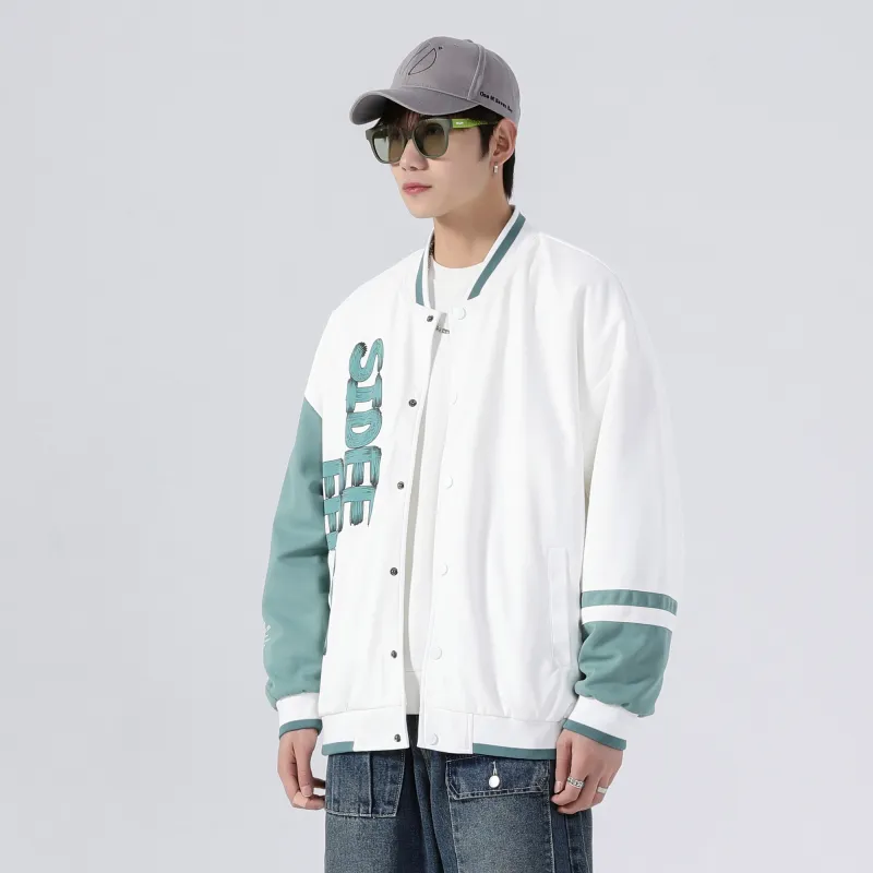 SIDEEFFECT Baseball Jacket Spring And Autumn Unisex-11