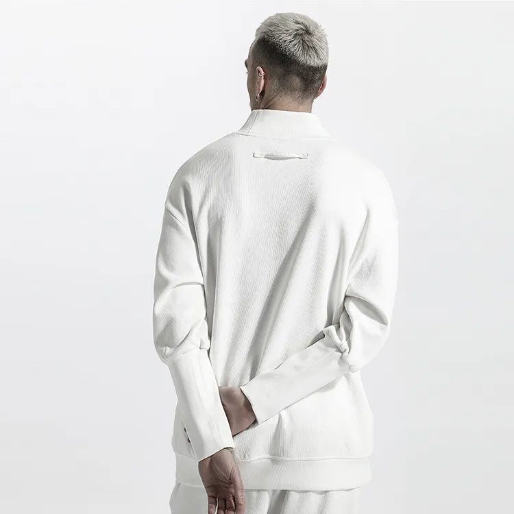NORVINCY Mori Style Solid Color Tail Sweatshirt Unisex-4