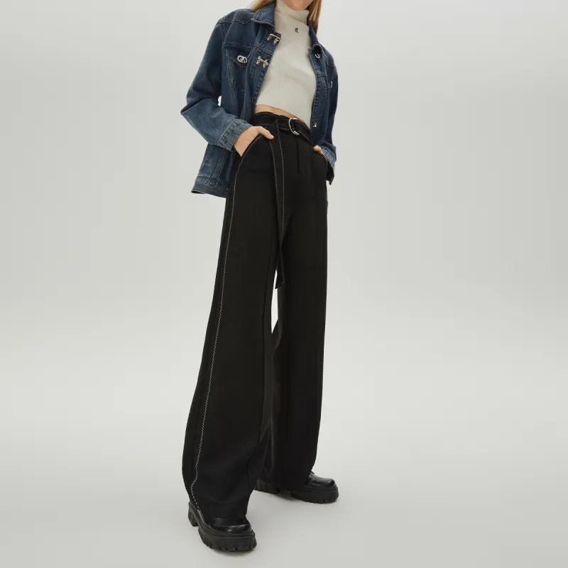MEETLADY Casual Pants Women's-3