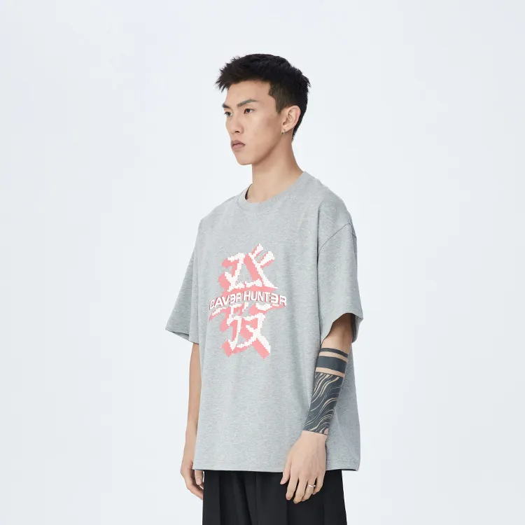 Caver&Hunter SS22 T Shirt Unisex Heather Gray-2
