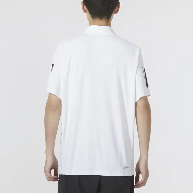 Adidas Polo Shirts Men White-4