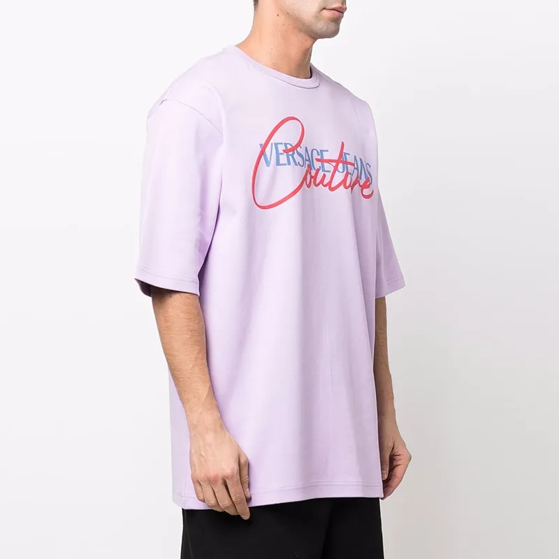 VERSACE JEANS COUTURE FW22 T Shirt Men's Purple-4