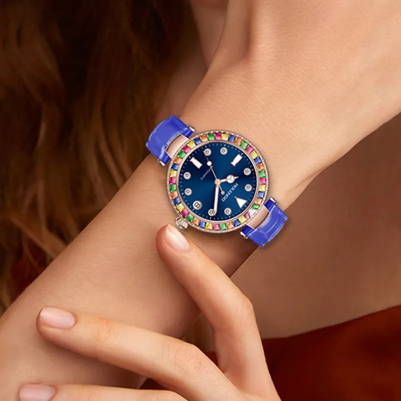 ROLENDO R Automatic Mechanical Movement Watch Women's Watch Multicolor Watch Dial RG7030-7