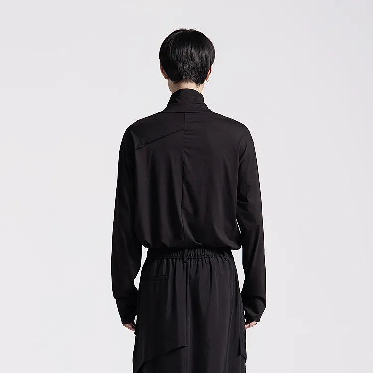 HUANXIANGZHE T Shirts Unisex Black-4