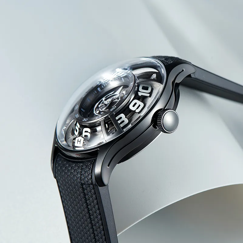 REEF TIGER OBLVLO Collaboration Mechanical Movement Watch Unisex White Dial OBL BLM-25