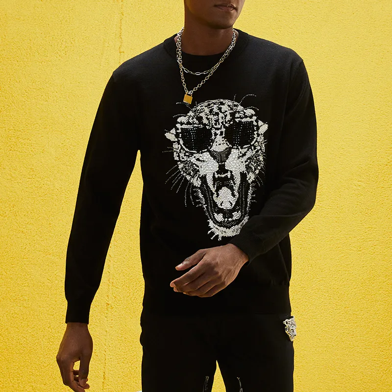 TCH Knitwear Unisex Black With Silver Logo-2