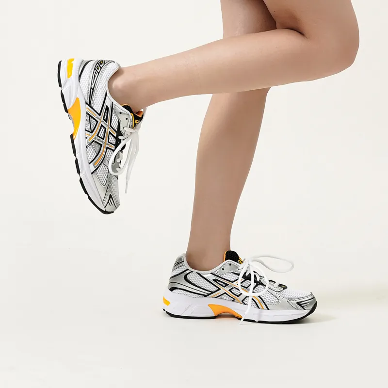 Asics Gel 1130 White Pure Silver Yellow Women's-8