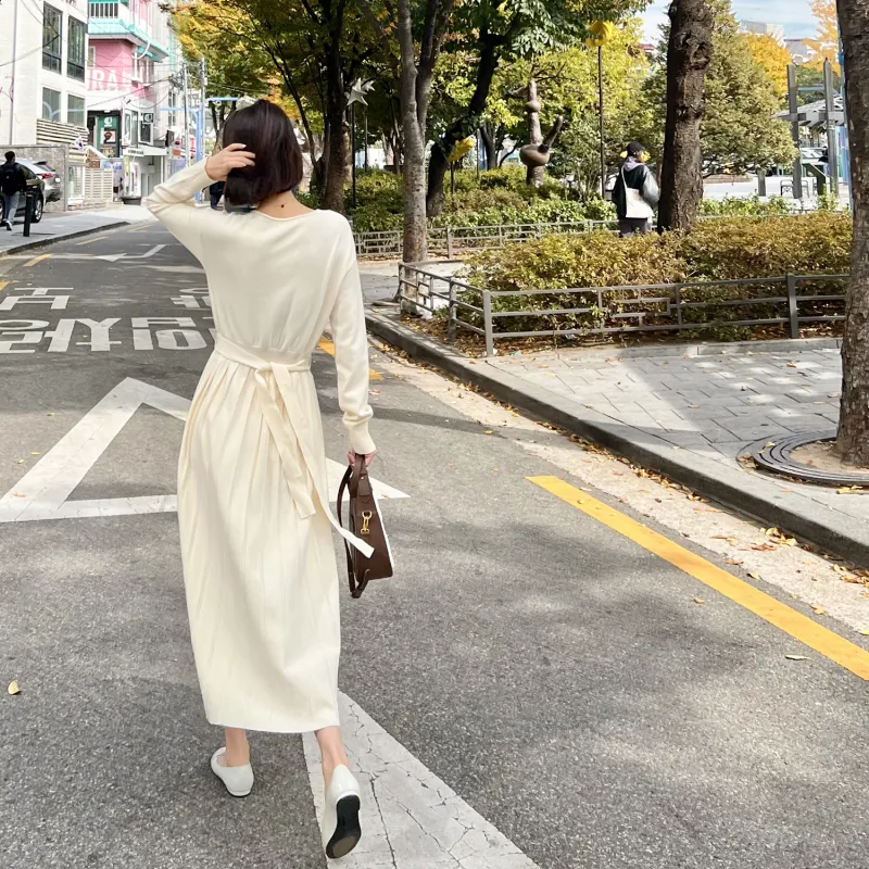 Fstudio Long Sleeved Dresses Women's-4