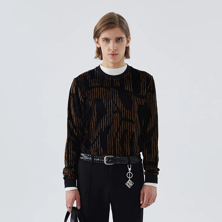 DAVID NAMAN Sweatshirts Men Camel-2