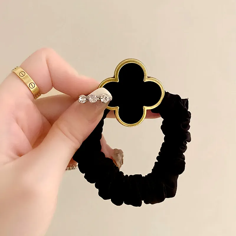 SENDME Hair Ties Women's Exquisite Floral Hair Tie 3 Pack-3