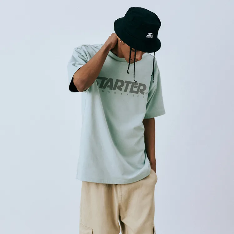 STARTER Drop Shoulder Sleeve T Shirt Unisex-15