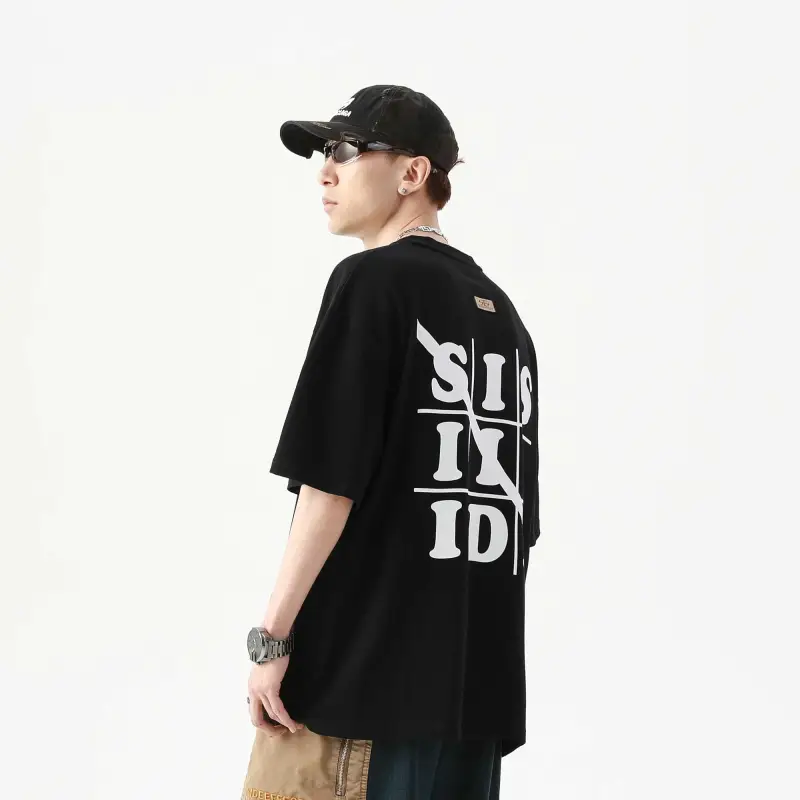 SIDEEFFECT Short Sleeved T Shirts Summer Unisex-7