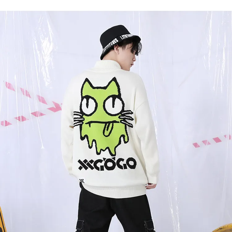 Other Loose Fit Sweater Unisex White-4