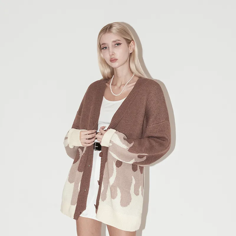 EMPTY REFERENCE Knitwear Unisex Brown-3