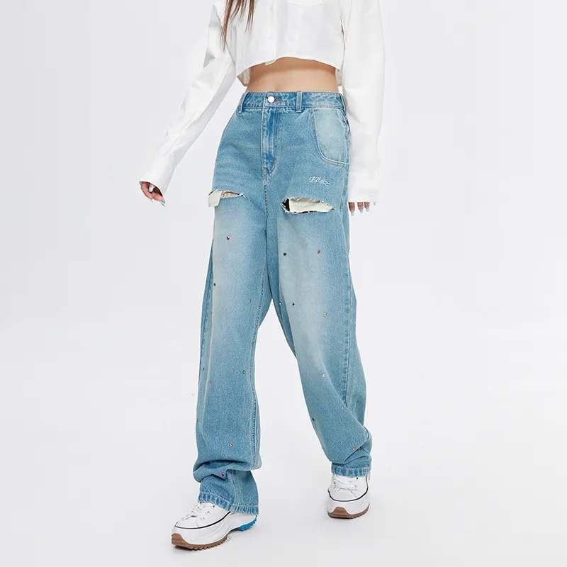 FPMZ Straight Jeans Women's Blue-3
