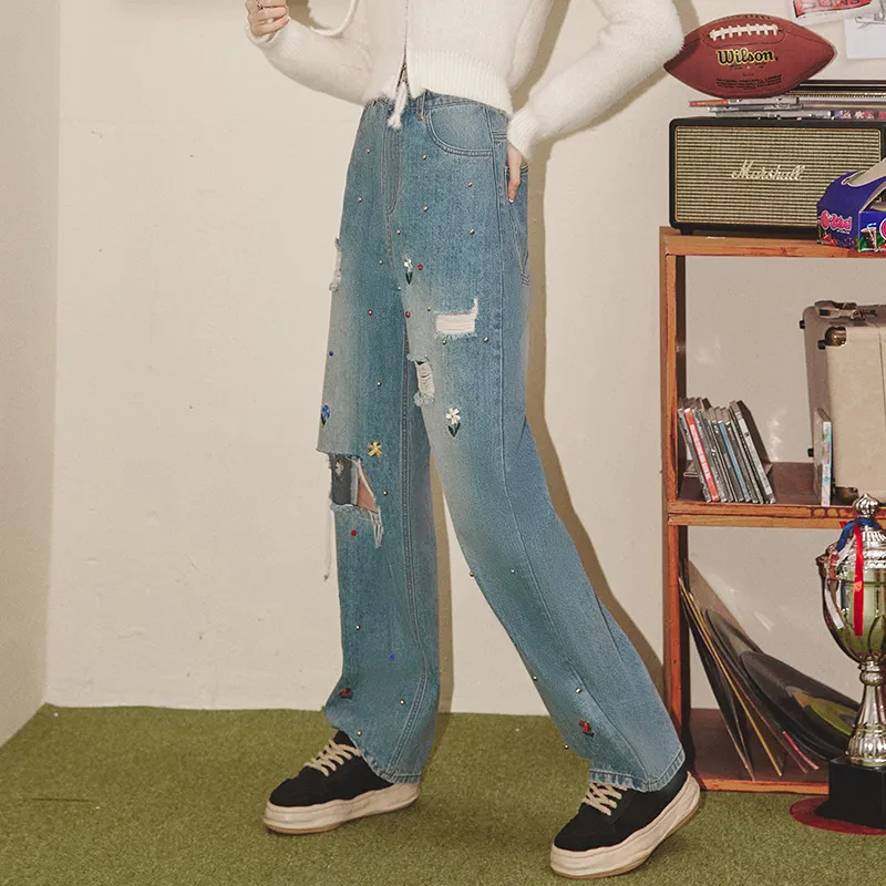 UNIFREE Jeans Women's Light Blue-5