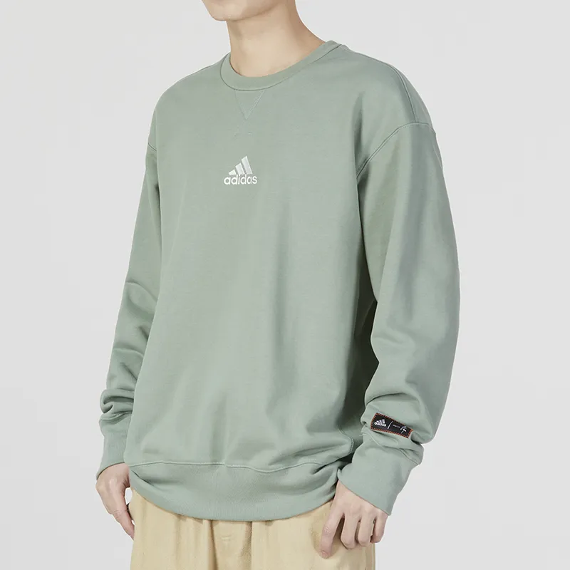 Adidas Sweatshirts Men Pea Green-3