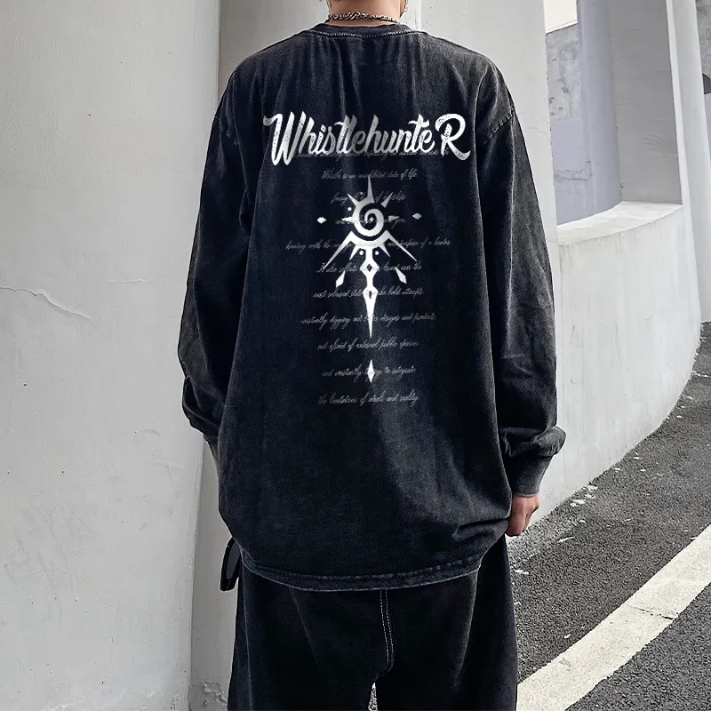 WHISTLEHUNTER T Shirts Unisex Black-2