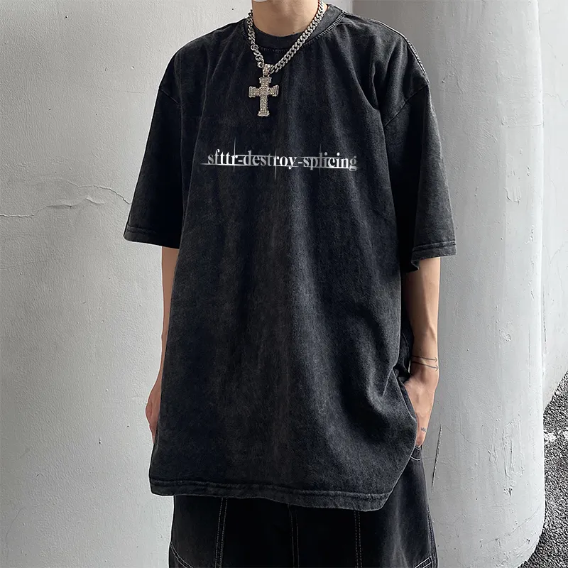 SFTTR Elbow Length Sleeved T Shirt Unisex Black-3