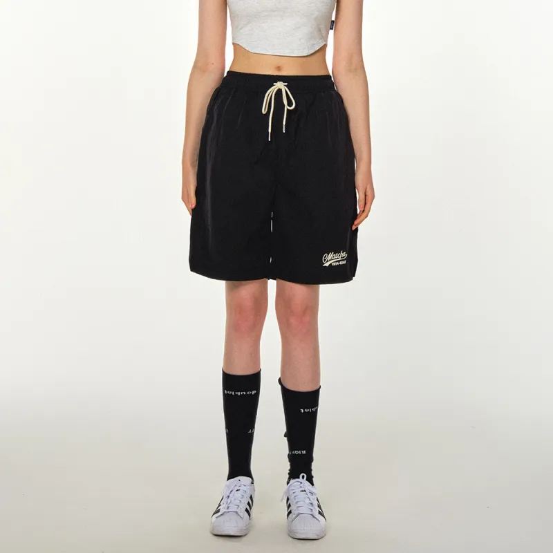 MATCHA STORY Goat Casual Shorts Unisex Black-3