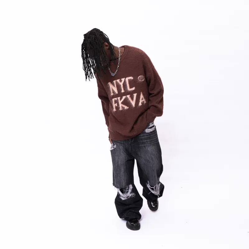 F.K.V.A Loose Fit Sweater Spring Autumn And Winter Unisex-10