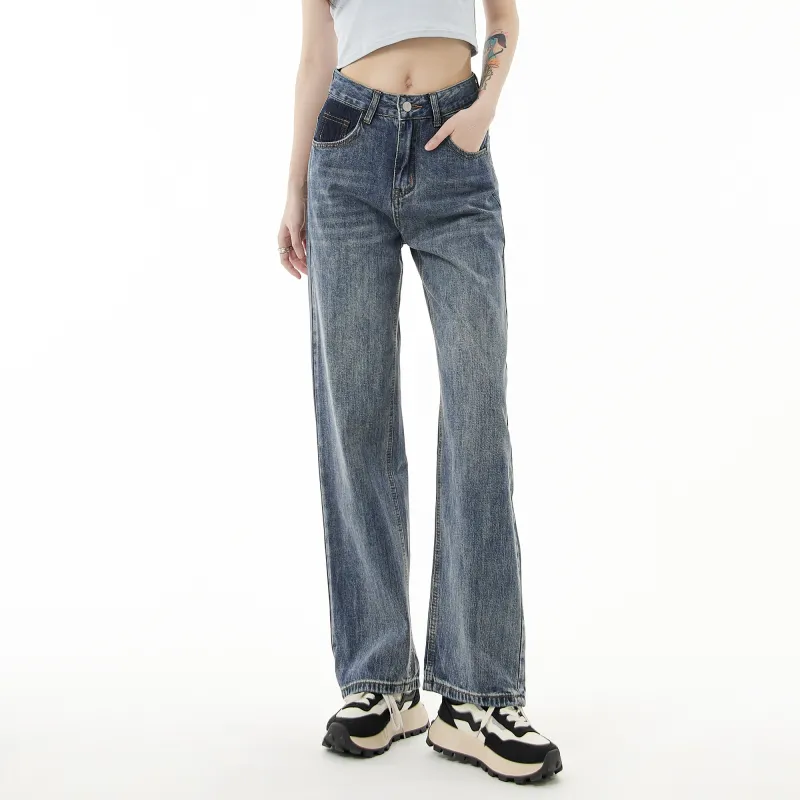 QYPRF Jeans Women's Blue-2