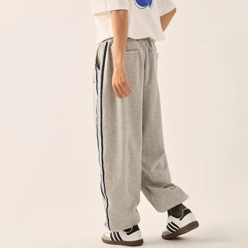FRLMK Knitted Sweatpants Unisex Gray-3