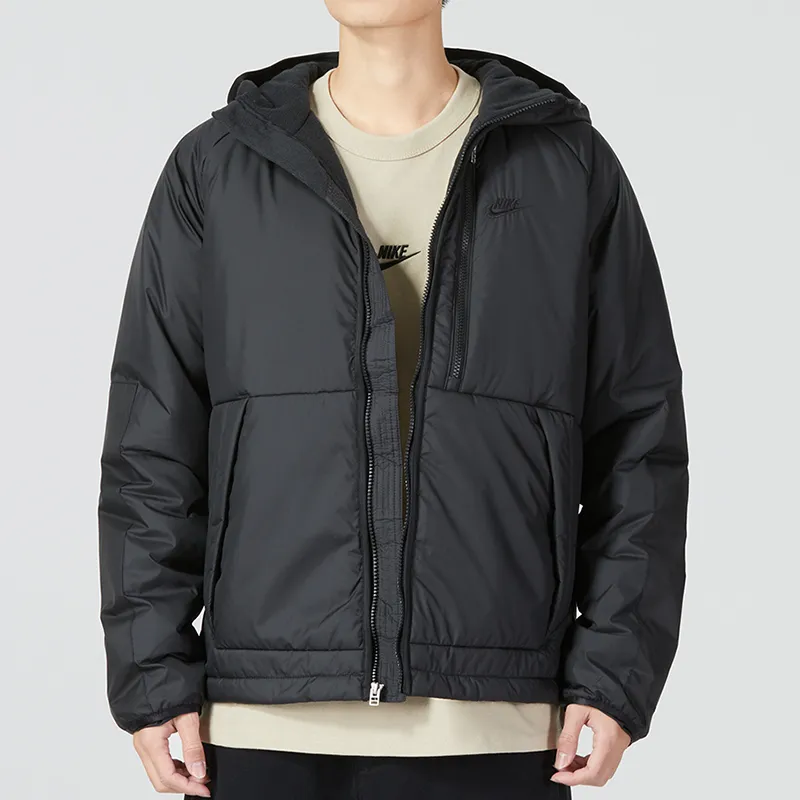 Nike Puffer Jackets Men Black-2