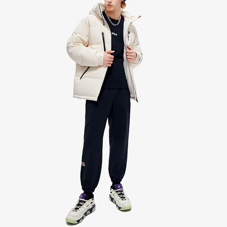 FILA FUSION Down Jacket Men's Wheat Cream-2