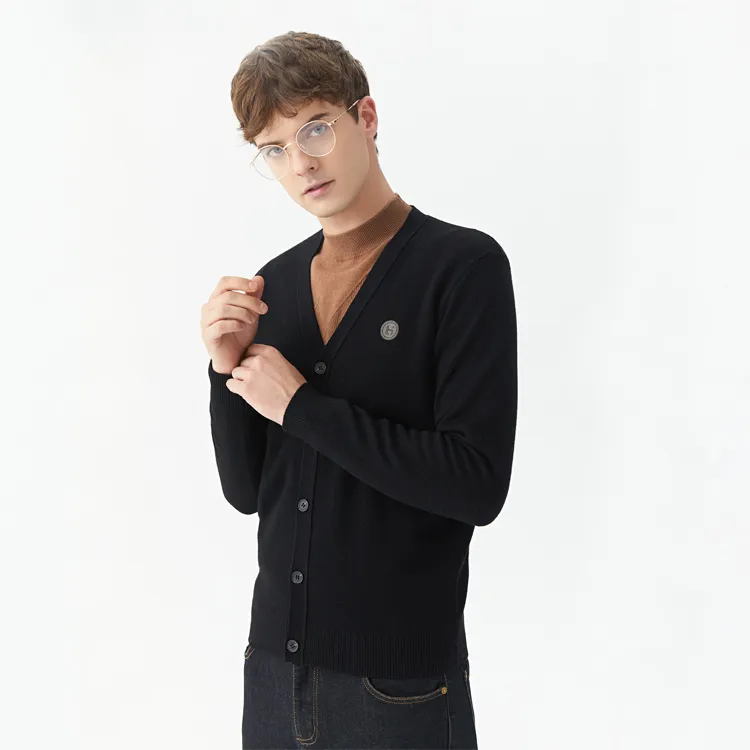 HALEBOSS Sweaters Men-4