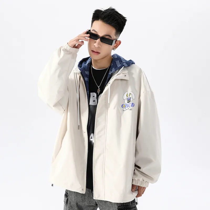 CBCD Loose Fit Mock Two-Piece Jacket Unisex-11