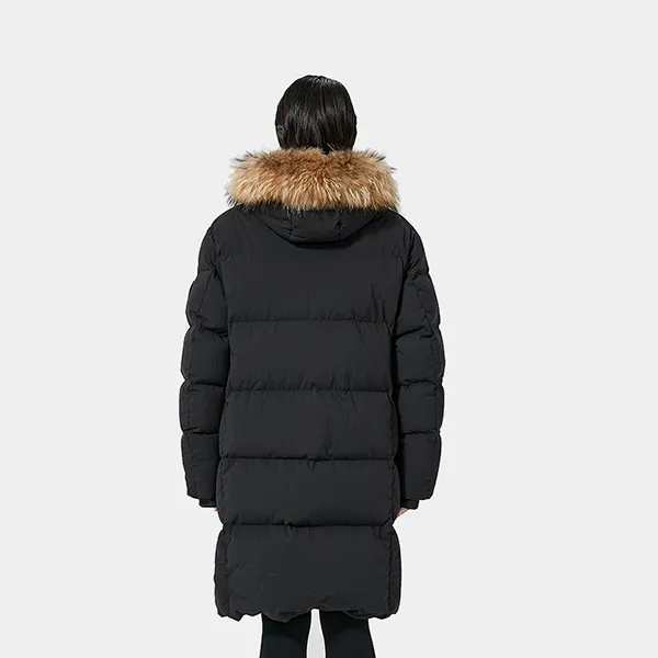 CAMEL Warm Fleece Series Down Jacket Unisex Phantom Black-2